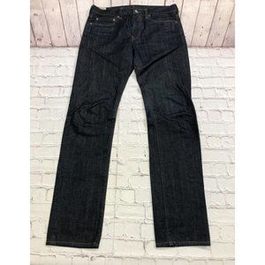 J Crew Men Style 484 Jeans Size 32x34 Japanese Kaihara Denim Slim M001 -17